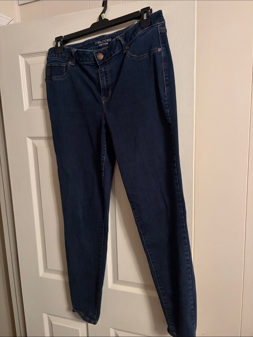 Maurices Navy Skinny Jeans